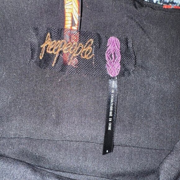 Free People Womens Flaming Hearts Spaghetti Strap Mini Cocktail Party Dress 6 - Picture 2 of 4